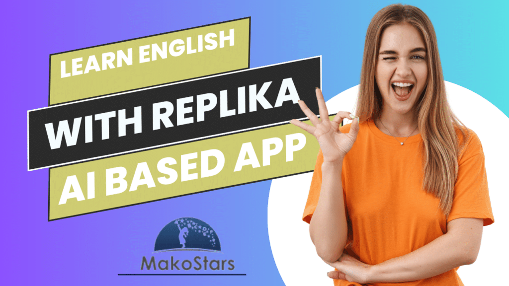 learn english with replika