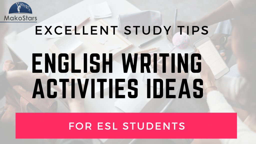 English Writing Activities Ideas